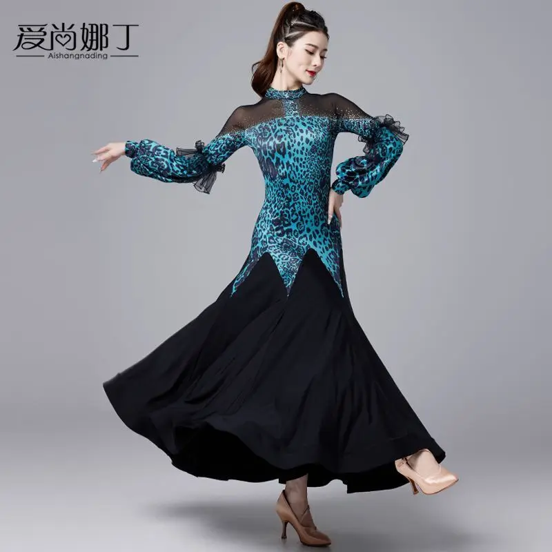 Modern Dance Dress New National Standard Waltz Dance Costume Professional Stage Performance Dress