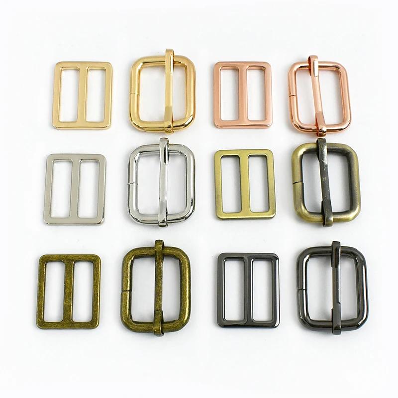 10 Stück 20-50 mm Metallschnalle, Dreifach-Gleitschließe, Haken für Haustierhalsband, Taschenriemen, Gurtband-Schnallen, DIY-Hardware-Zubehör – Detail 1