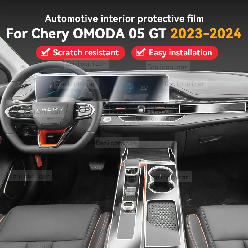 

For CHERY OMODA 05 GT 2023 2024 Car Gearbox Panel Film Dashboard Protective Sticker Interior Screen Anti-Scratch Accessories