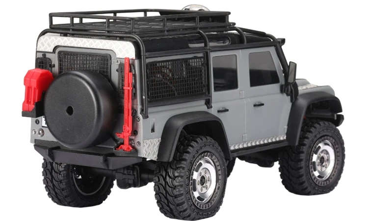 Płyta ślizgowa w górnej części tylnej obudowa samochodu metalowa dekoracyjna naklejka dla Traxxas Trx-4m 1/18 Defender