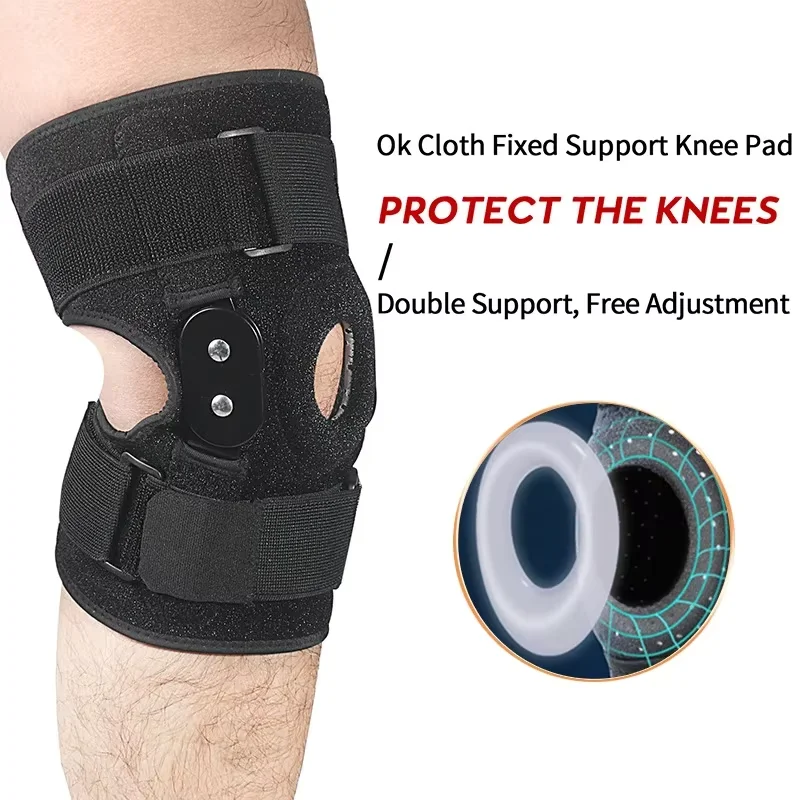 1PC Adjustable Hinged Knee Brace Knee Support Wrap for Meniscus Tear Patellar Tendon Support Pain Relief Strains Sprains etc