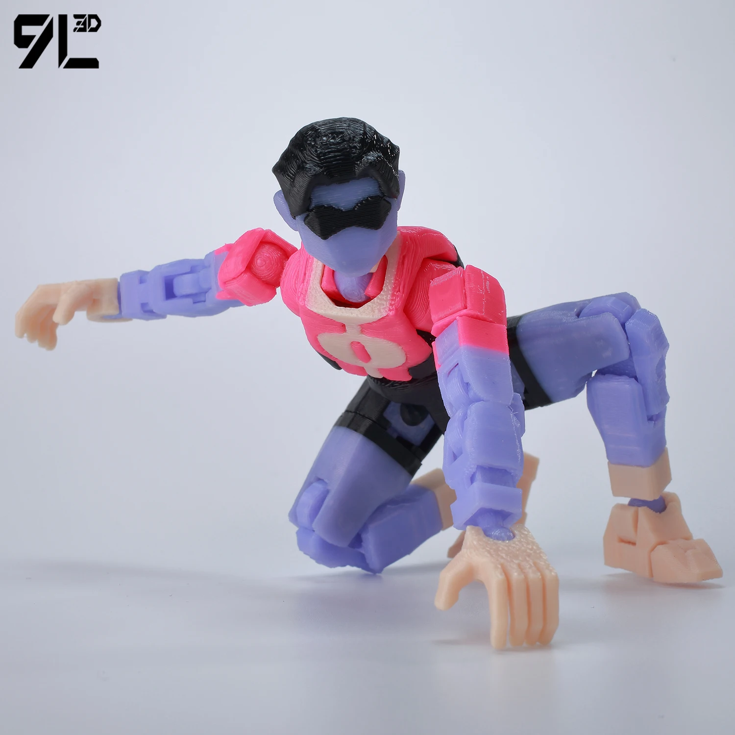 9L3D impreso maniquí 13 Invencible Boy Hero Oliver figura Lucky13 T13 Titan13 figura de acción regalos tu amigo un juguetes para aliviar el estrés