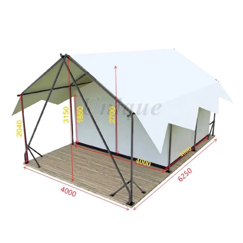 Waterproof Outdoor Camping Tent, Holiday Glamping, Luxury Accommodation, Living Eco, Desert Hotel Room, Hotel