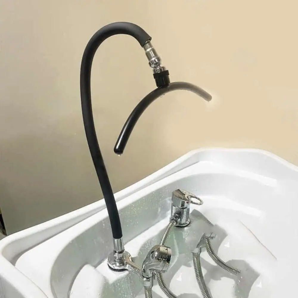 

One-Word Head Spa Water Outlet Ergonomic Professional Massage Salon Equipment Height-Adjustable Bent Pipe Head Therapy Device