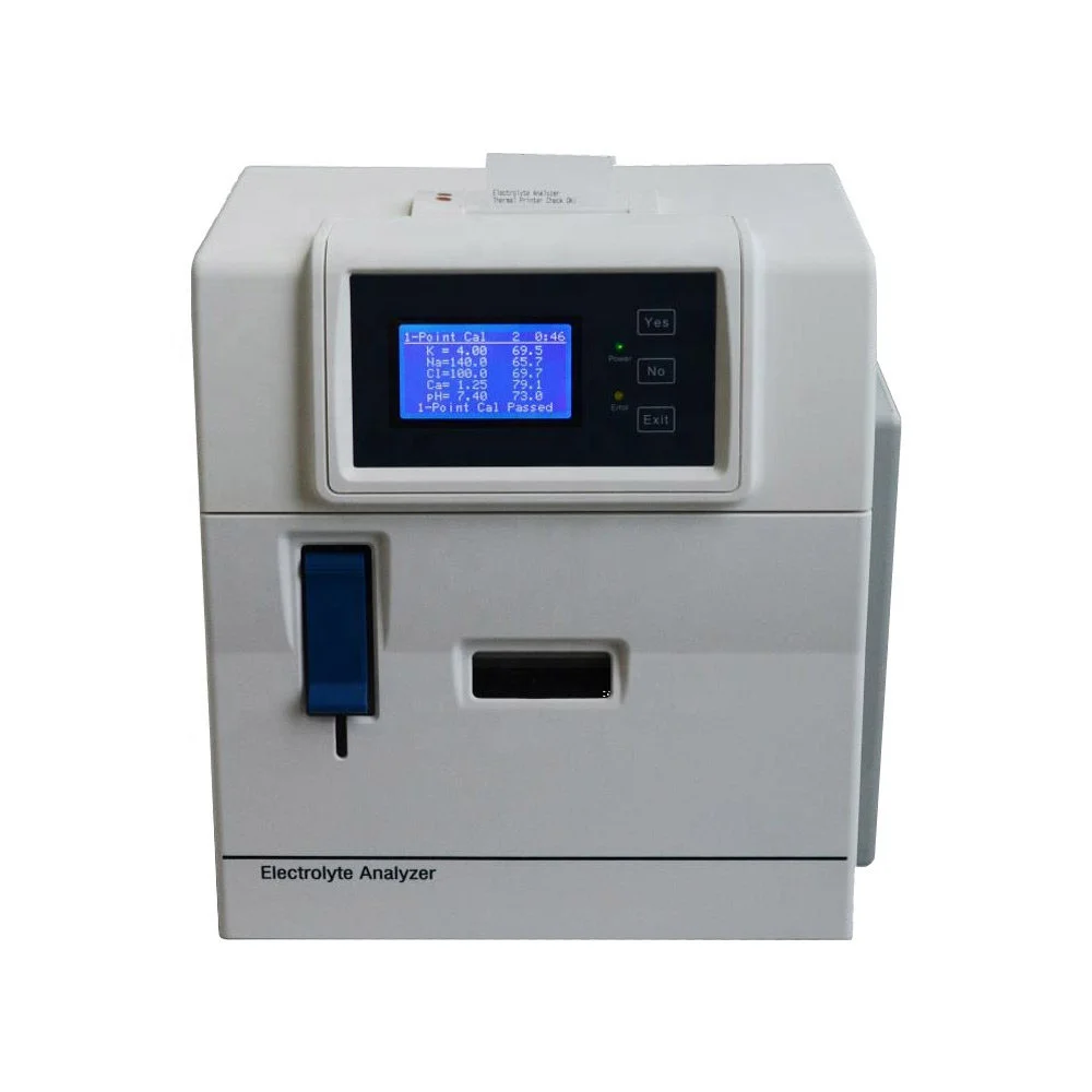 Factory price serum electrolytes DH-505P+(K/Na/Cl/Ca/pH) electrolyte analyzer with closed system Machine