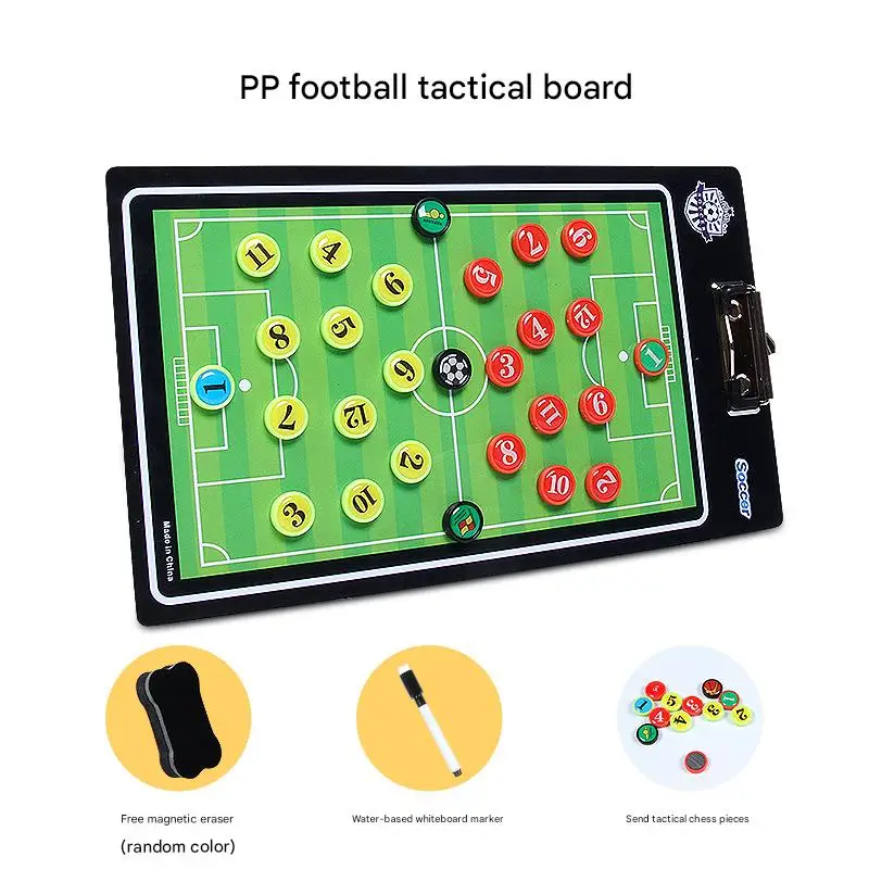 

Football Coaching Professional Portable Strategy Board Soccer Magnetic Game Training Tactical Presentation Board Equipment Sets