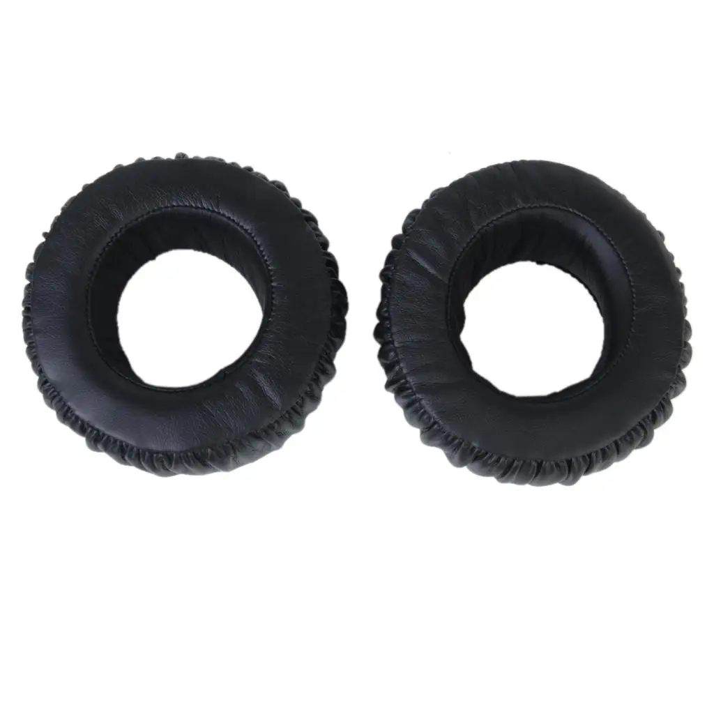 Pair PU Leather Black Replacement Ear Pads Ear Cushions for MDR-XB700