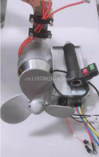 12V-36V brushless electric motor silent power saving thruster fishing boat trawling fishing thruster