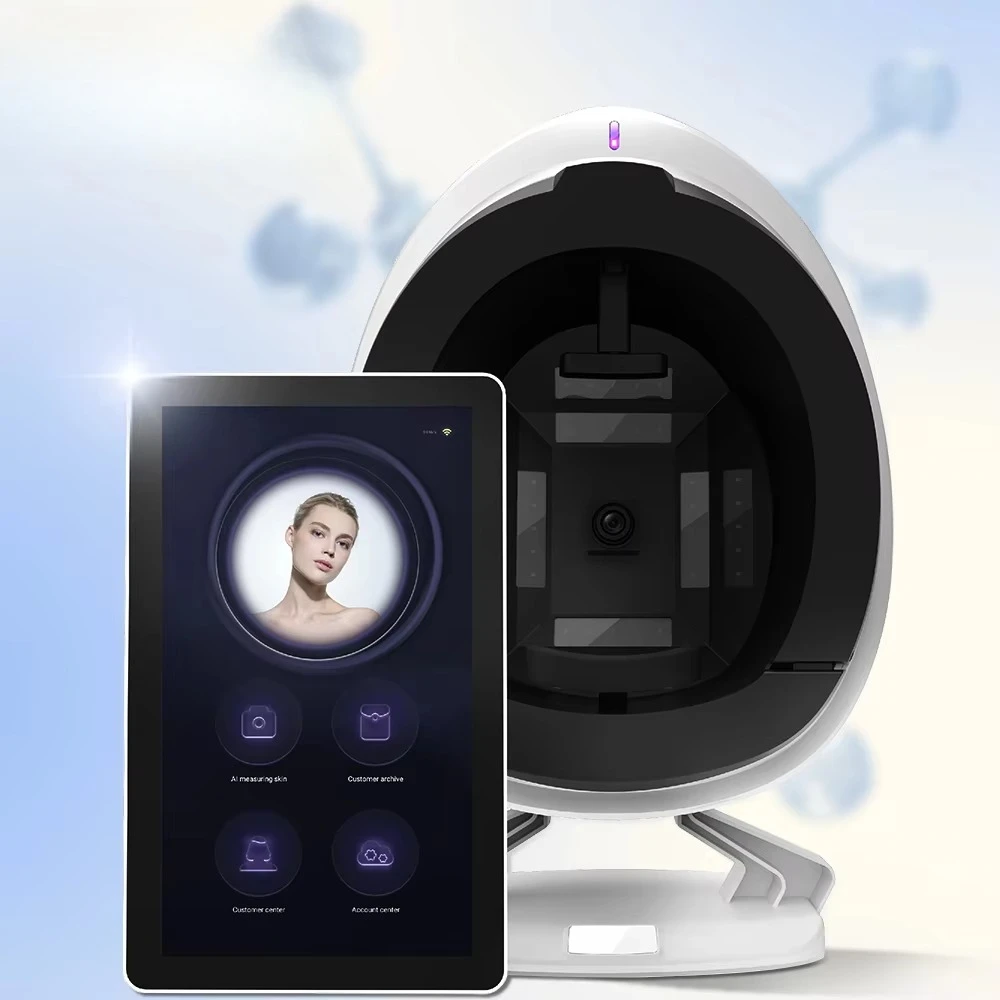 Portable Smart 3D Scanner Analyzer Camera ND Yag Laser Skin Analysis Machine For Facial Treatments USB IT ZA US Plug Home Use