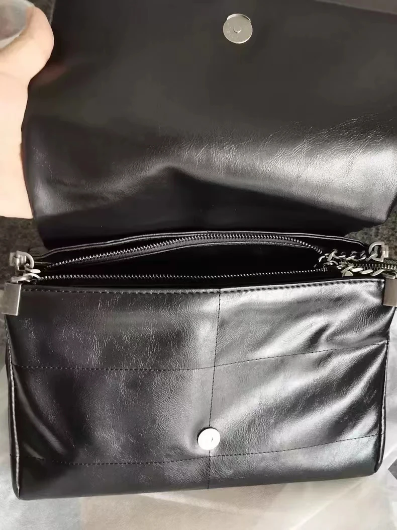 Nieuwe Niche Designer Luxe Retro Messenger Bag Prachtige En Veelzijdige Kettingtas High-End Casual En Eenvoudige Kleine Vierkante Tas