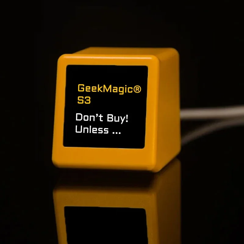 GeekMagic S3 Lucky Bitcoin Solo Miner NerdMiner V2 High Hash Rate up to 78KH/s