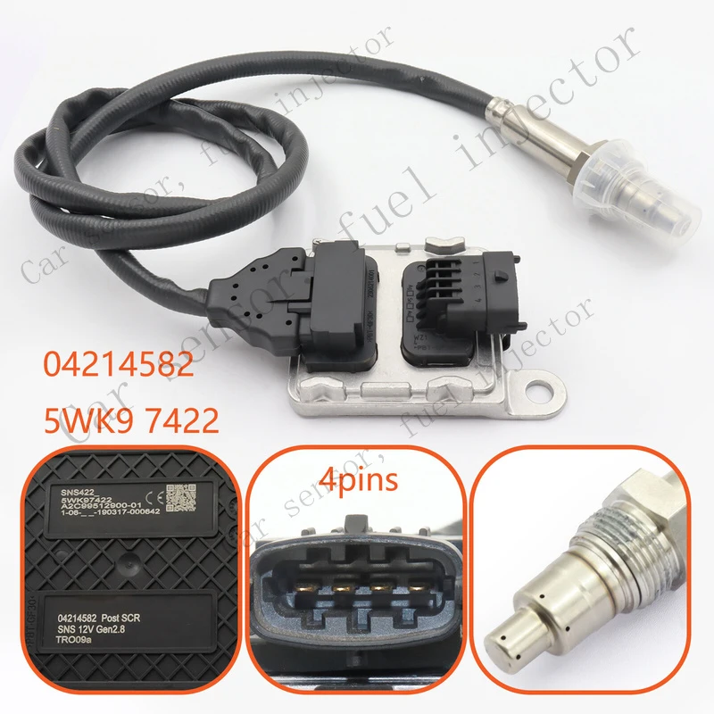 Q+ Nitrogen Oxide Nox Sensor 04214582 5WK97422 A2C99512900-01 For Deutz