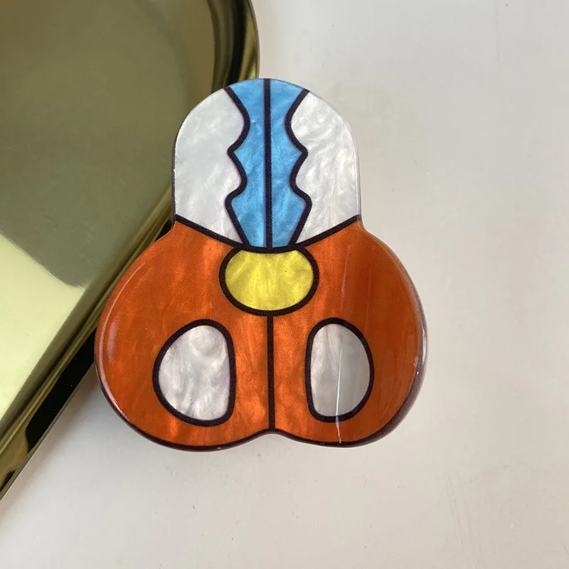 

Simple and Creative Hair Claw with Stationery Design Ruler Pencil shape Unique Hair Clip Turtle fun hair accessories for women