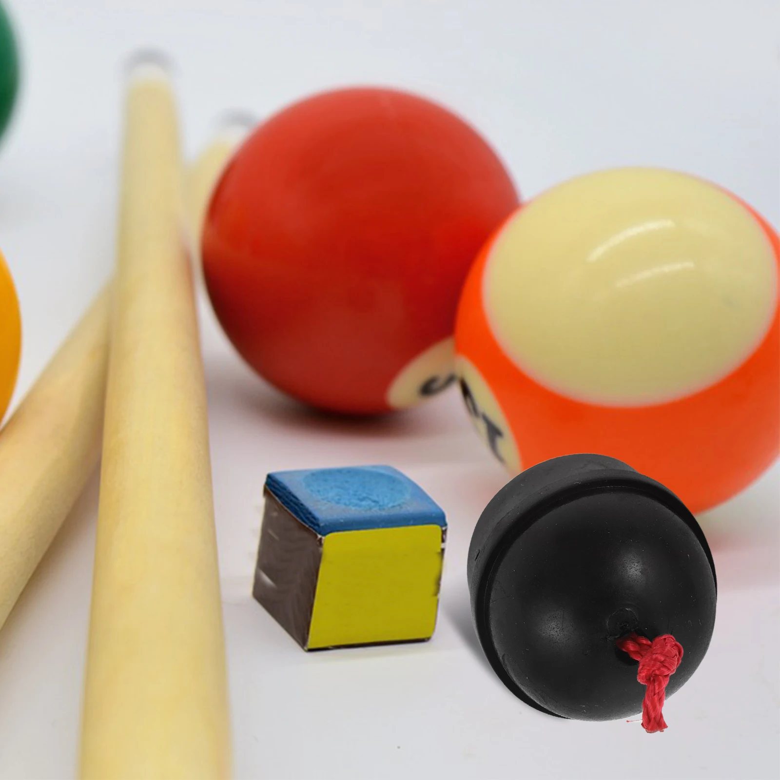 

3 Pcs Chocolate Powder Hat Pool Chalk Holder for Billiards Portable Accessory Tool Rubber Supplies