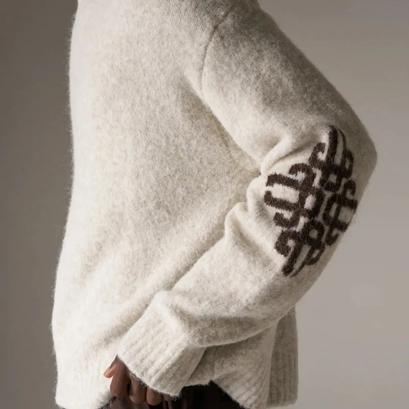 2025 Nuovo Y2K Harajuku Stile Gotico Marchio di Moda Design Lettera Stampata Maglioni Casual da Uomo e da Donna