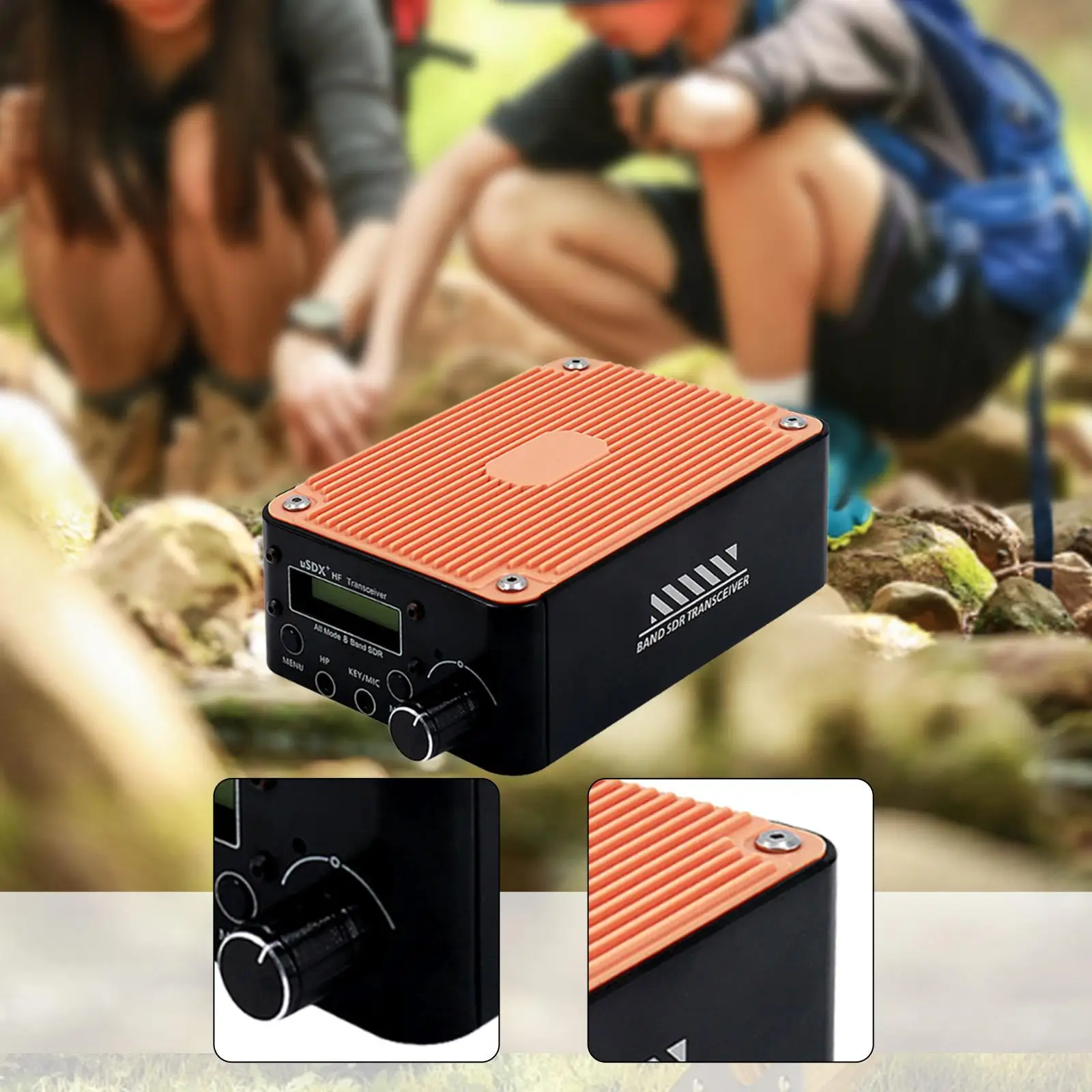 جهاز الإرسال والاستقبال جميع الأوضاع المحمولة DIY الاتصالات 8 نطاقات جهاز الإرسال والاستقبال اللاسلكي