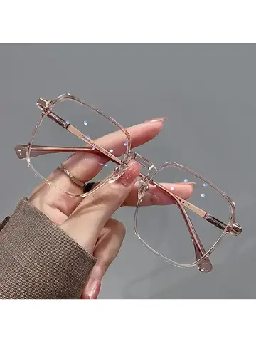 Anti Radiation Glasses Metal Eyeglass Eyeglasses For Woman Men Anti Blue Light Eyewear