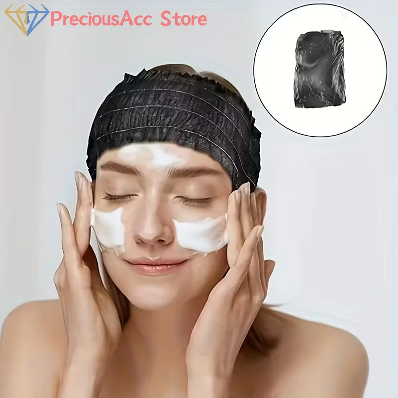 20/50/100pcs Soft Non- Elastic Facial Hair Bands Disposable Spa Headbands For Sauna, Facial Cleansing, Skincare & Makeup