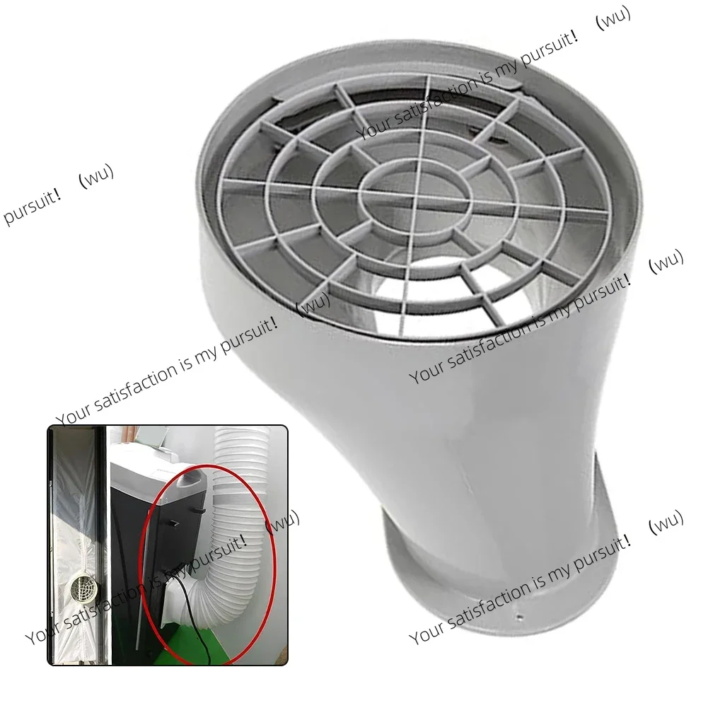 Adaptador de manguera de aire acondicionado portátil, conector de manguera de salida de escape plano, filtro adaptador de ventana de aire acondicionado de plástico, nuevo de 2025