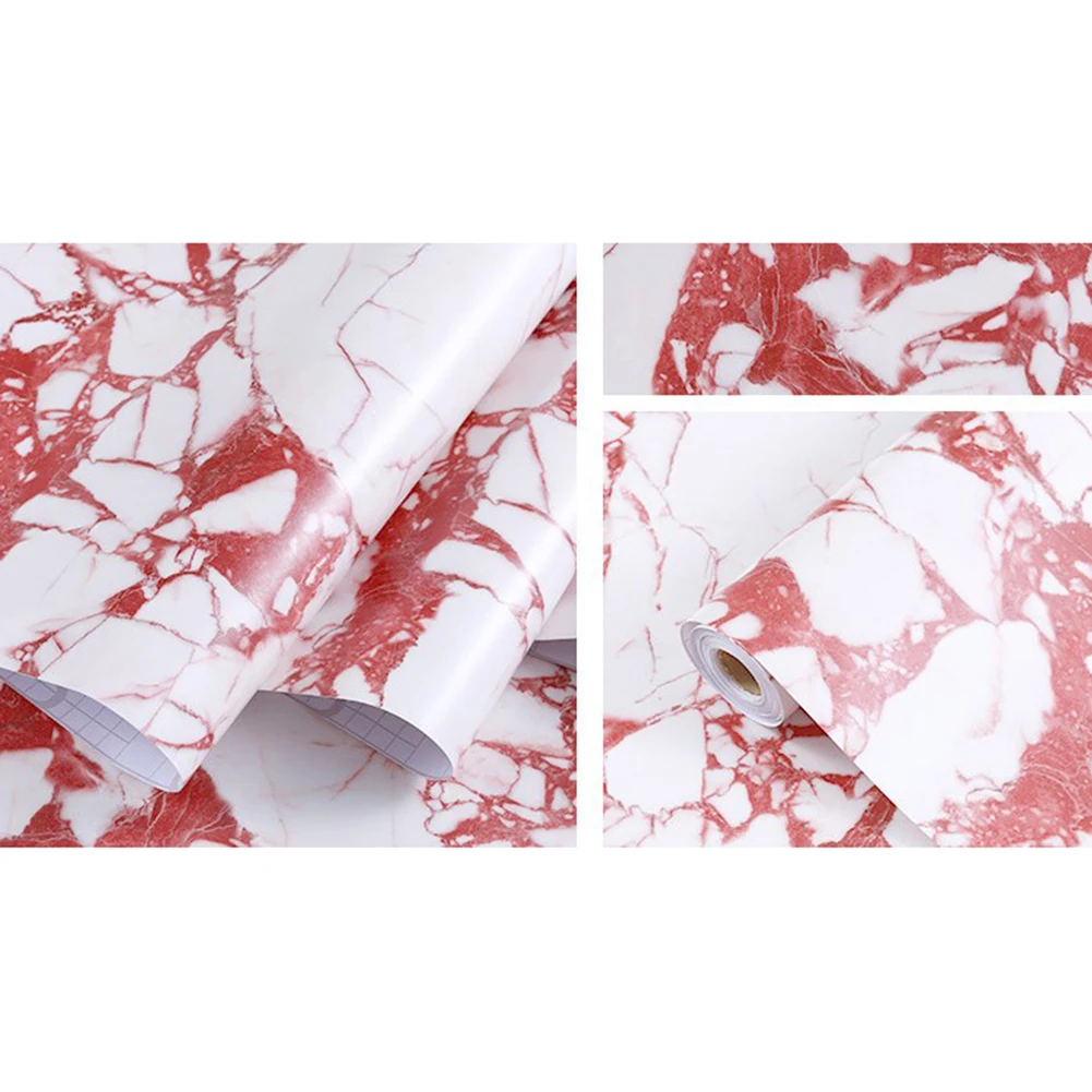 New Practical Kitchens Living Rooms Bathrooms Bedroom Wall Stickers Home Decor Marbling Oil for proof PVC for versatile