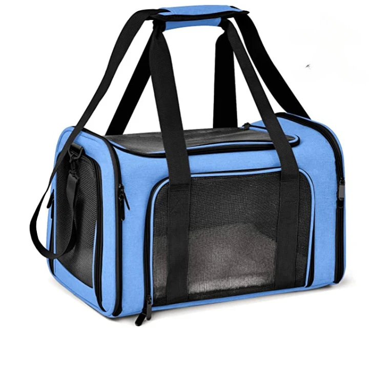 

Foldable Pet Carrier Bag for Cats and Dogs - messenger bag for Traveling and Daily Use