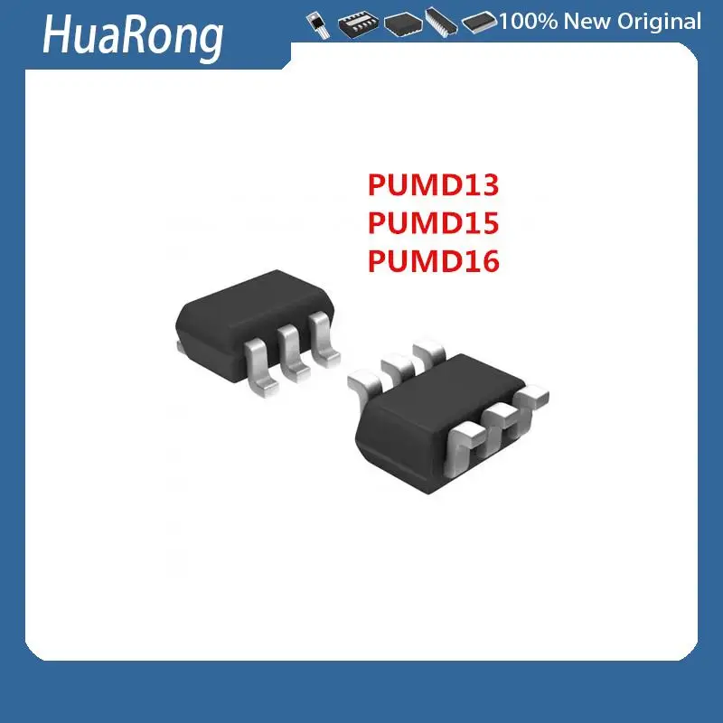 100Pcs/Lot   PUMD13 PUMD15 PUMD16    SOT-323