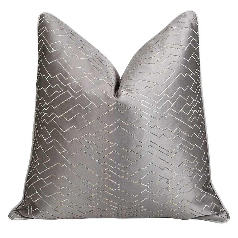 High Quality Grey Pillow Covers Modern European Cushion Covers Farmhouse Throw Pillow Cases For Sofa Bed Car Chair