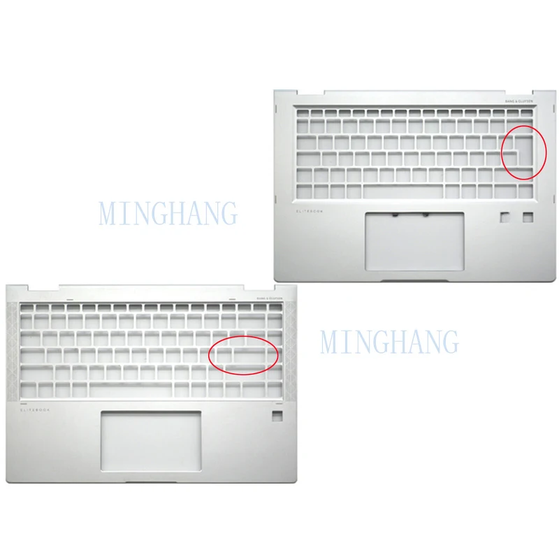 M   For HP Elitebook X360 1040 G5 G6 LCD Back Cover Palmrest Bottom Case Shell
