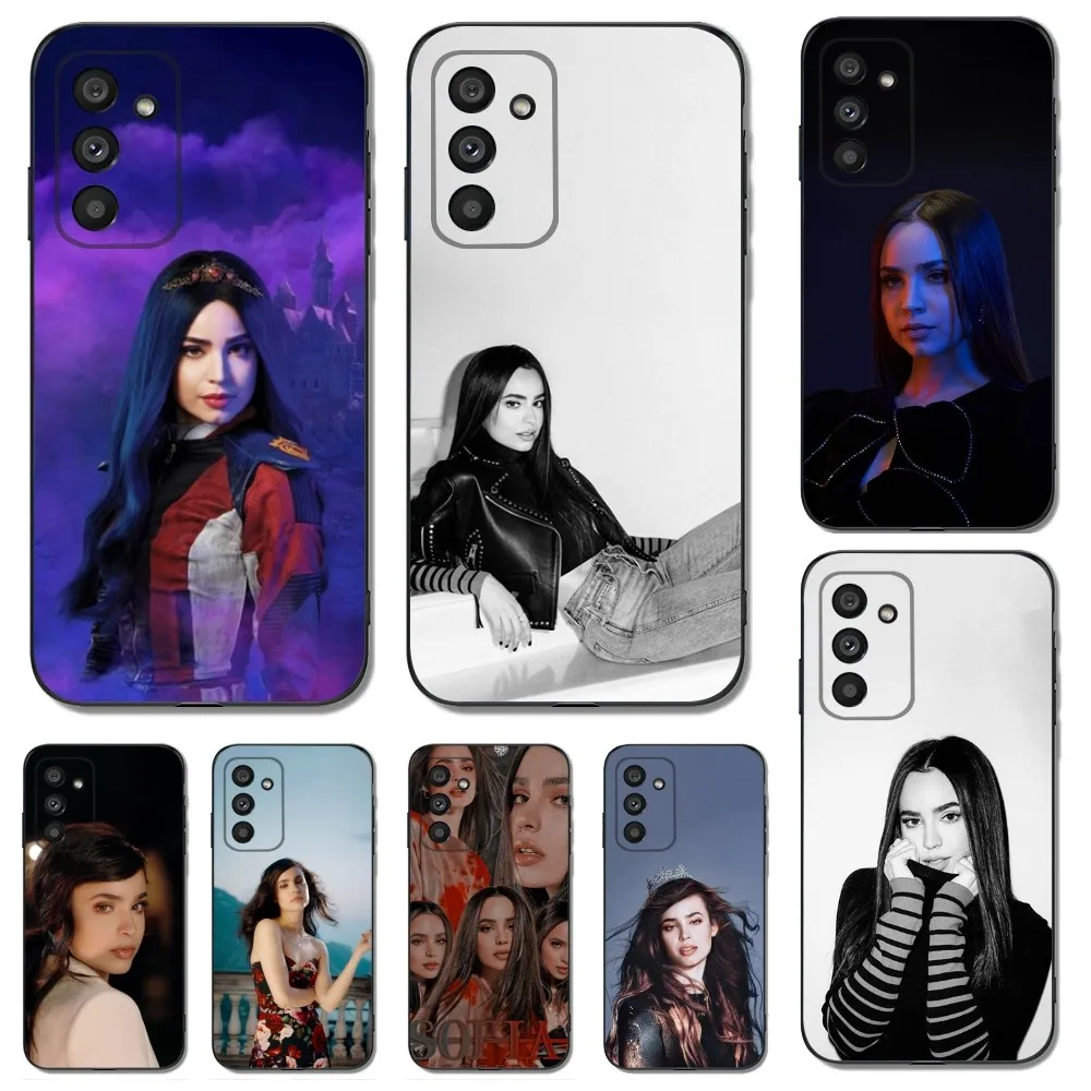 S-Sofia C-Carson Phone Case For Samsung Galaxy A13,A21s,A22,A31,A32,A52,A53,A71,A80,A91 Soft Black Cover