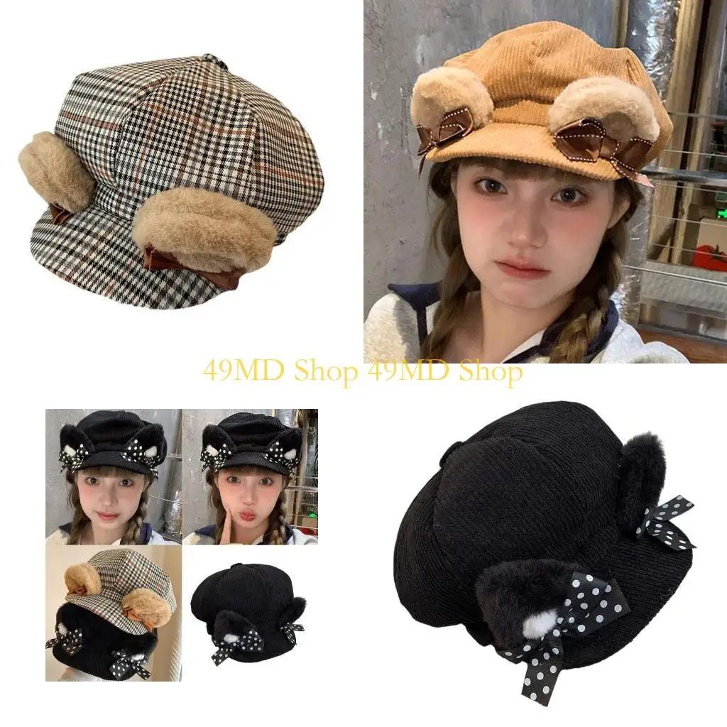 49md-puppy-ear-british-elegant-painter-hat-grandpa-hat-cabbie-hat-for-outdoor-walk-club-cabbie-hat