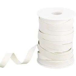 30 Yards Rubber Swimwear Elastic Band White Swim Flat Rubber Band PVC Synthetic Rubber Band 10mm Wide Elastic Rubber Strip
