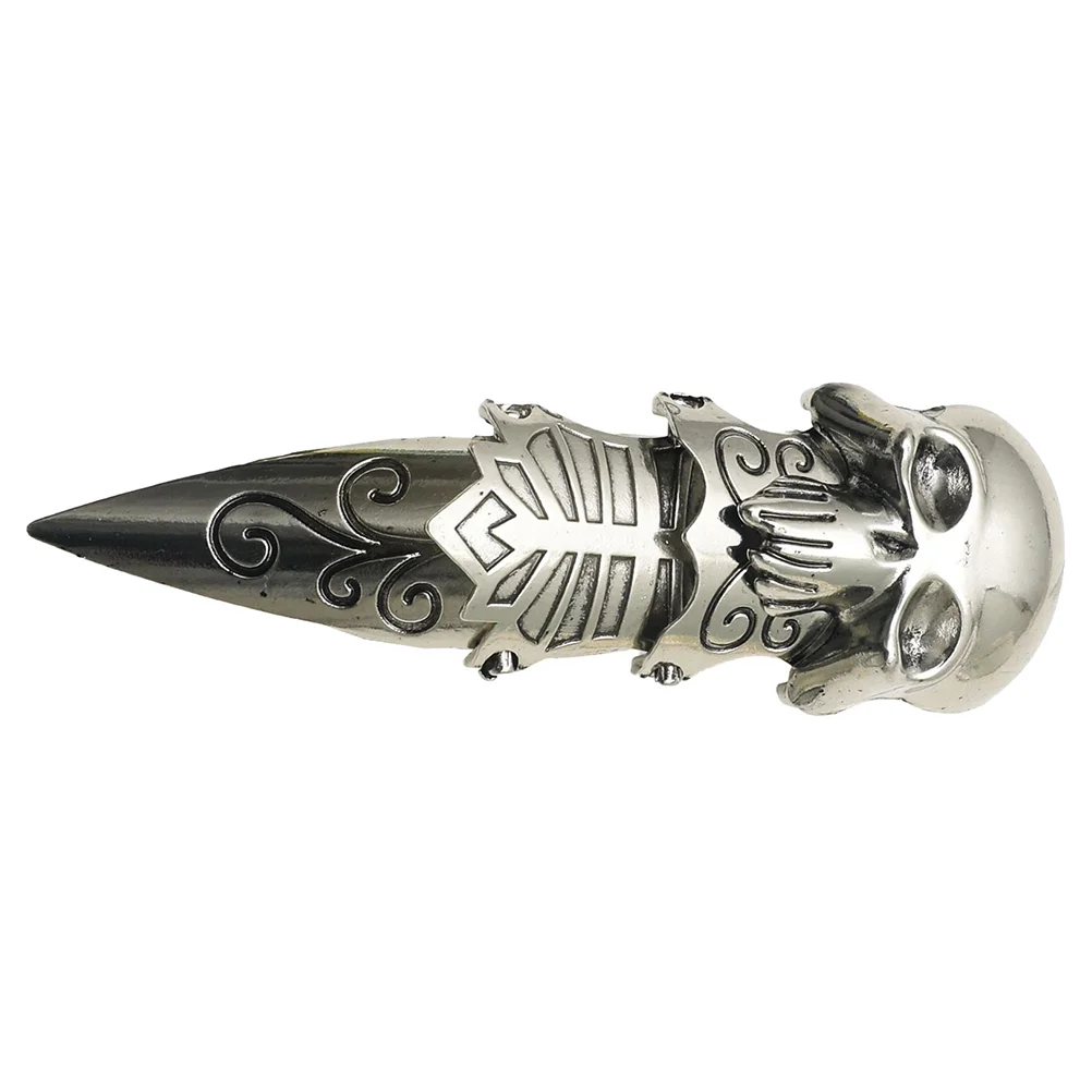 1pc Delicate Vinger Open Ring Retro Schedel Modellering Ring Decor Mode-accessoire Vinger Ring Decor Man Vinger Sieraden