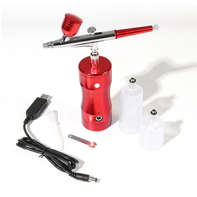 Cordless Airbrush Compressor Mini Air Compressor Kit For Makeup, Cake Decoration, Cookie, Mode, Makeup