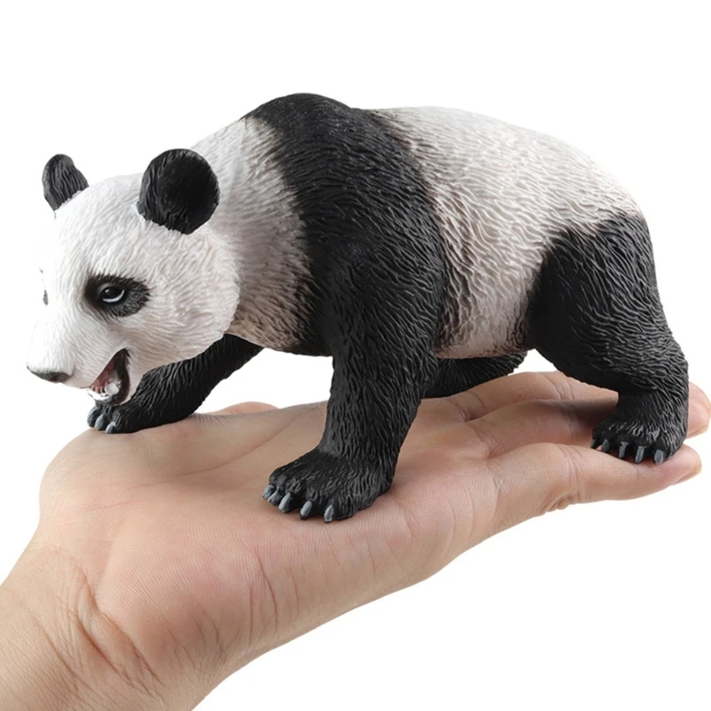 Panda Sculptures Kid Friendly Styliish Toy Encouraging Wildlife Appreciation