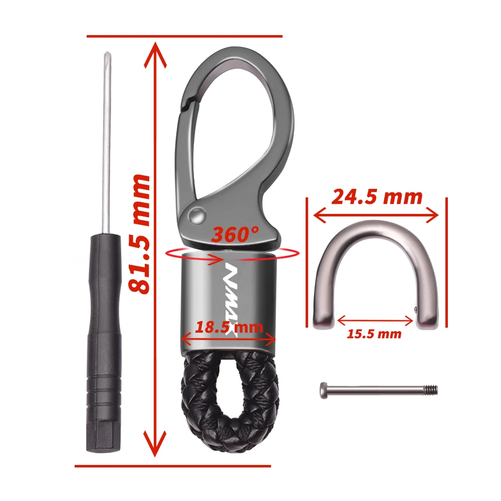 NMAX 155 150 125 160 دراجة نارية كيرينغ المعادن حلقة رئيسية سلسلة المفاتيح لياماها NMAX155 NMAX150 NMAX125 N-MAX NMAX160 اكسسوارات