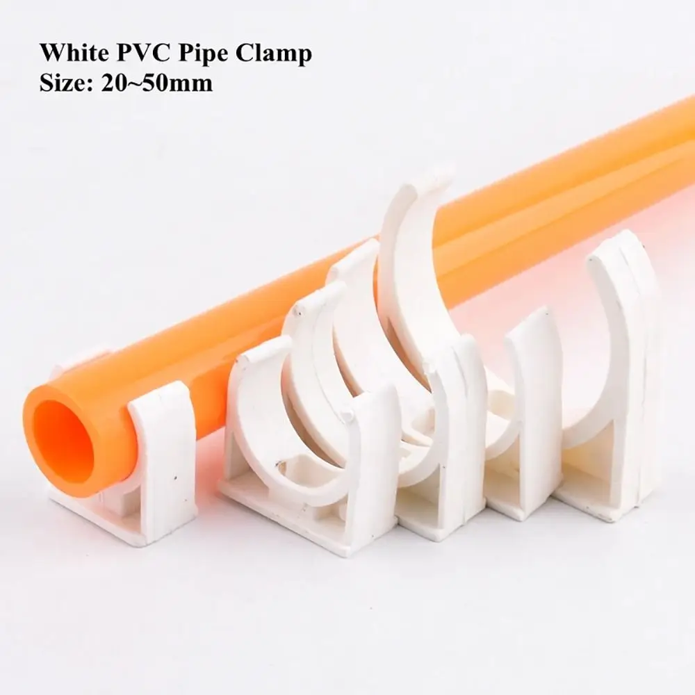 

10 шт. Зажимы для садовых ирригационных труб, адаптеры для полива, держатели для водных трубок аквариумов и рыбоводных хозяйств, фиксирующие фитинги 16/20/25/32/40/50 мм