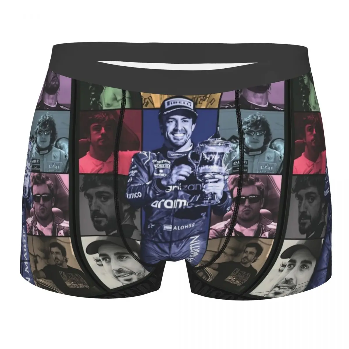 

Fernando Alonso The Eras Men Long Underwear Boxer Shorts Panties Sexy Breathable Underpants for Male Plus Size