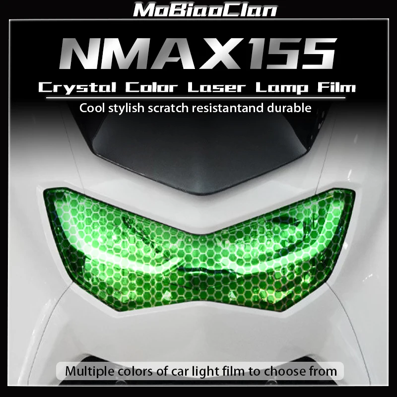 For Yamaha NMAX 155 NMAX155 2020-2022 Motorcycle color change honeycomb laser film Headlights and taillights accessories