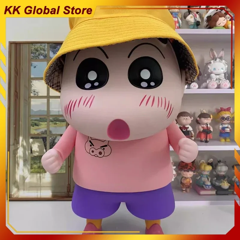 

40cm New Anime Figure Crayon Shin-chan Peripheral PVC Model Large Cute Collect Statue Desktop Ornaments Kids Birthday Gifts Toys