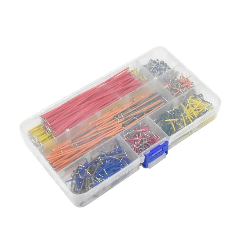 140-840Pcs Preformed Breadboard Jumper Wire Kit 14 Lengths Assorted for Breadboard Prototyping Circuits DIY Electronic Kit