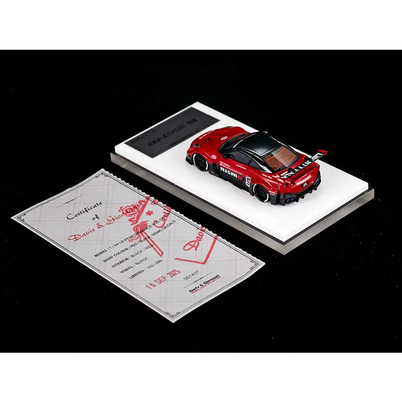 신제품 입고 Dg 1:64 R35 Gt-Rr Hks Lb F40 2025 Apa Xpo 전시회 한정판 미니어처 레진 자동차 모델 맞춤형 장난감 선물