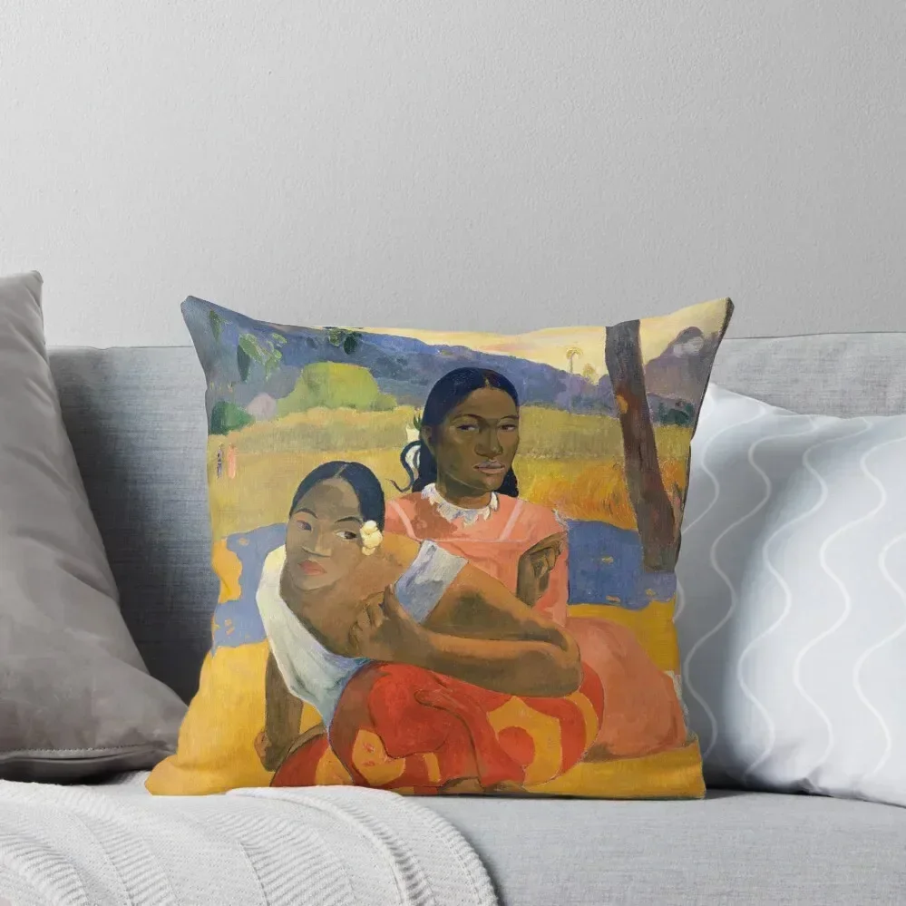 

When do you get married by Paul Gauguin Throw Pillow Sofa Cushions Covers Christmas Pillowcase pillow