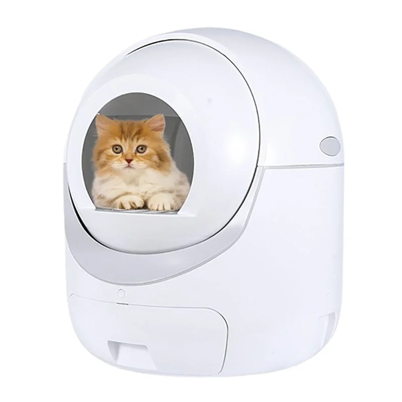 

Smart Cat Toilet Tray, Full Automatic Enclosed Cat Litter Basin,Large Sandbox without Smell, Self Cleaning Litter Box, Pet Items