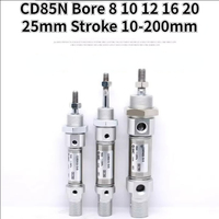 SMC Type Iso Pneumatic Cylinder C85 Air Cylinder Standard Double Acting Single Rod CD85N Bore 8 10 12 16 20 25mm Stroke 10-200mm