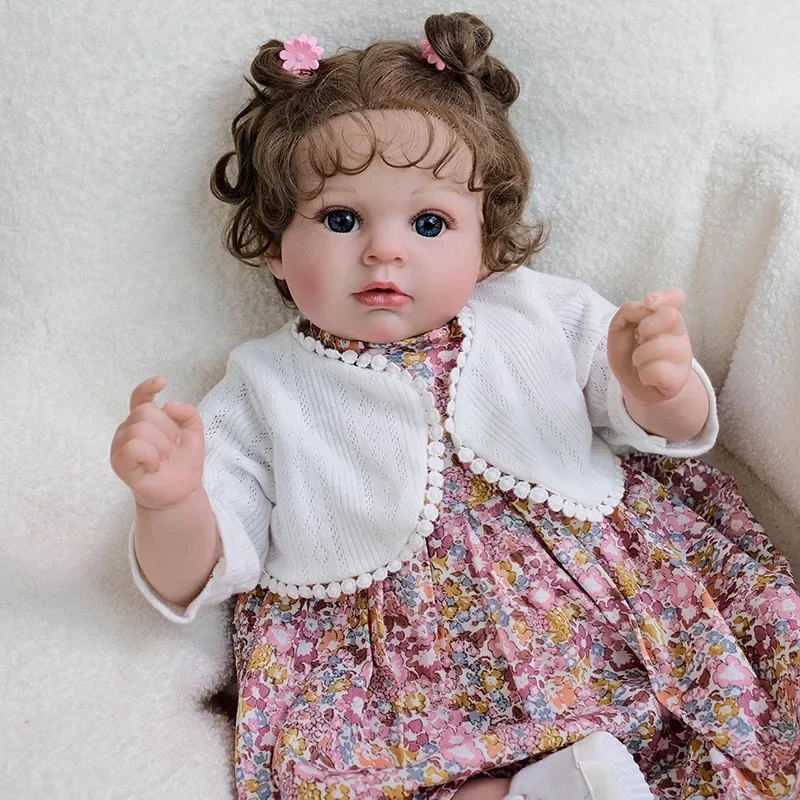 

50 см ручной работы с мягким телом Reborn Arianna, популярная кукла Likfelike, очень мягкая на ощупь художественная кукла, подробные колготки, коллекционная Bebe