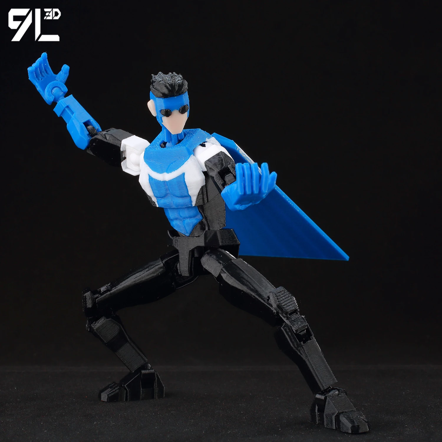 9L3D Printed Multi-Jointed Action Figure Invincible DUMMY13