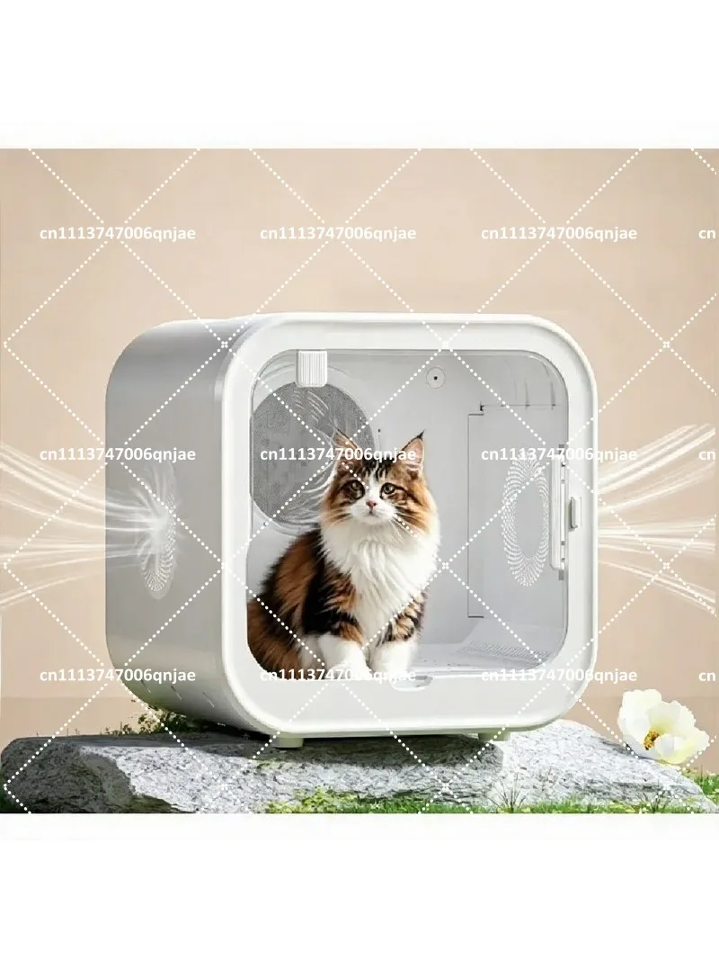 Pet Drying Box Large Capacity Low Noise Cat Dog Grooming Dryer For Home Bath Blow Dry