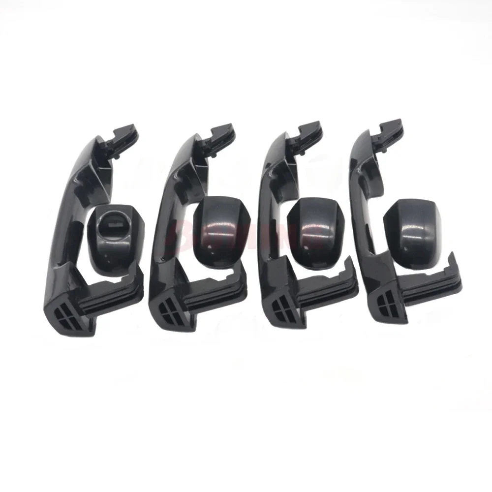 4PCS Front Rear Left Right Exterior Black Door Handle For HYUNDAI i20 2007-14 826511J000 826511J000CA 82651-1J000 82651-1J000CA