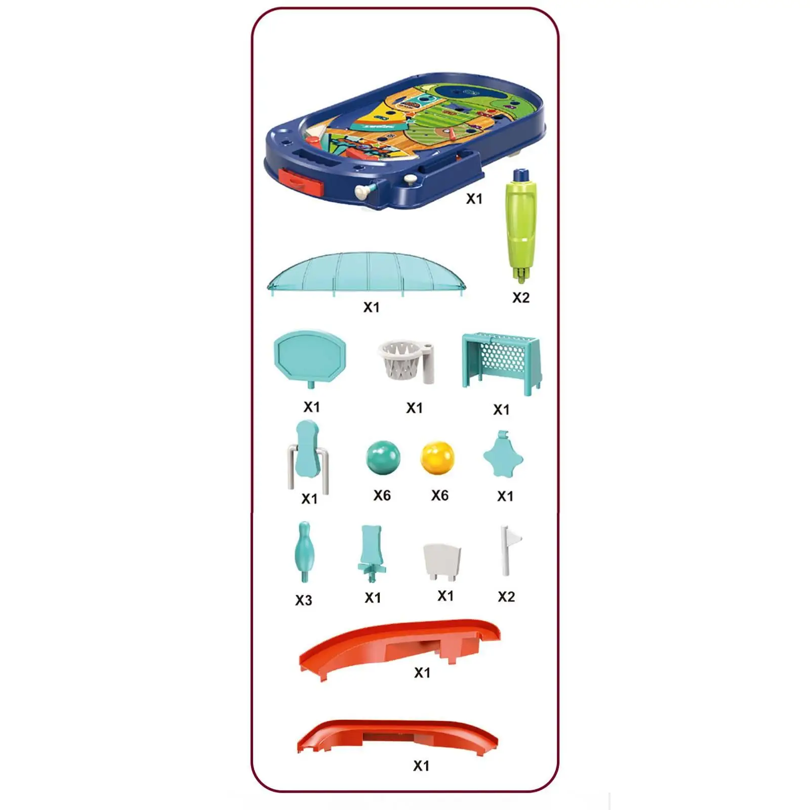 Marbles Game Scramble Machine for Kids Educational Toys Brain Training Interactive Tabletop Cognitive Game for Children Party