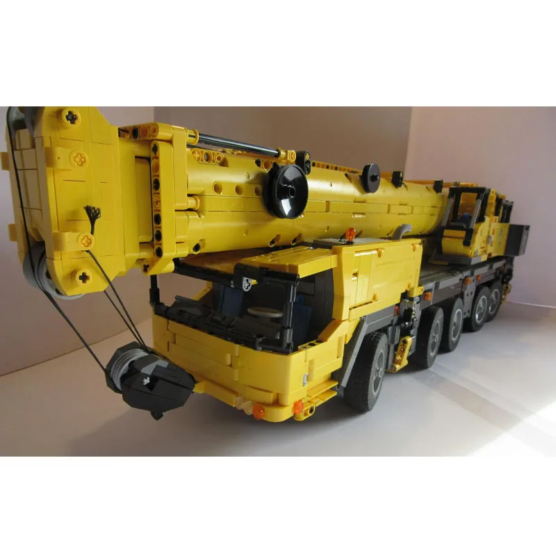 

MOC-86030 Городское здание, мобильный грузовой кран, погрузчик, блок, модель 4204, детали MOC, креативная детская игрушка на день рождения для мальчиков, подарок